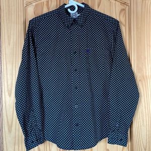 Cinch Boys dress shirt. Size XL  black and Purple